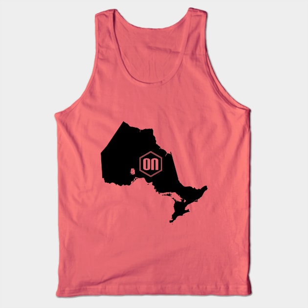 Ontario Homer (Black) Tank Top by caknuck